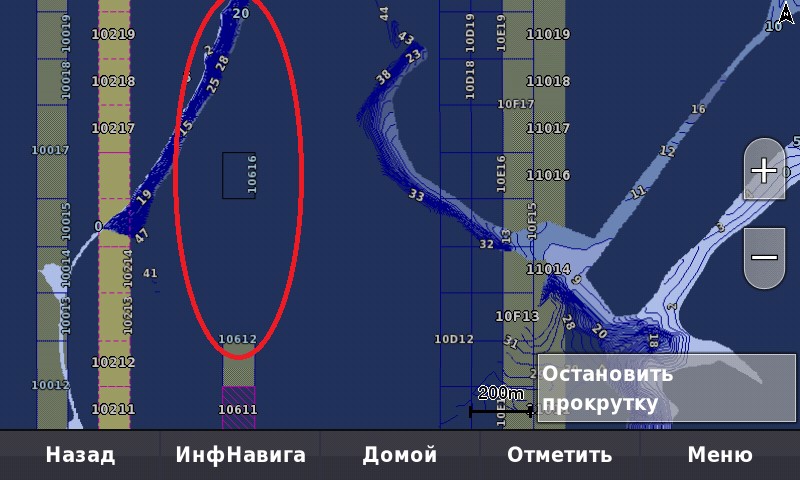 часть тестовой таблицы в векторном режиме